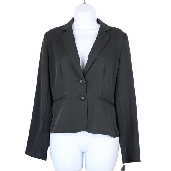 Tracy Evans Blazer Women's Black form fitted two button Size 3(NWT) - Picture 1 of 10